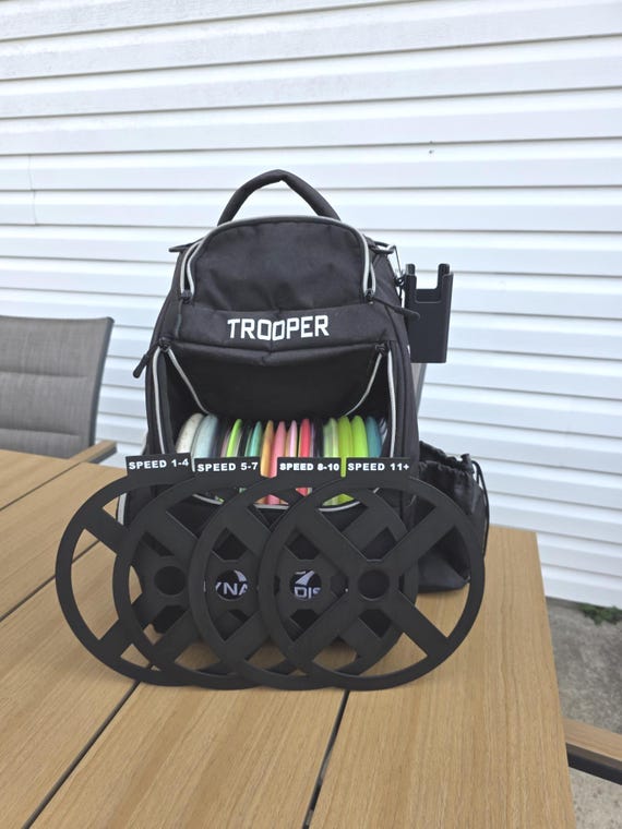 3D Printed Disc Golf Bag Dividers: Speed Set