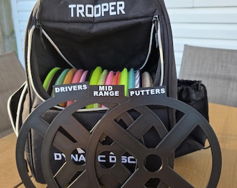 Przegródki do torby do disc golfa! Zestaw 3 sztuk: driver, mid-range, putter!