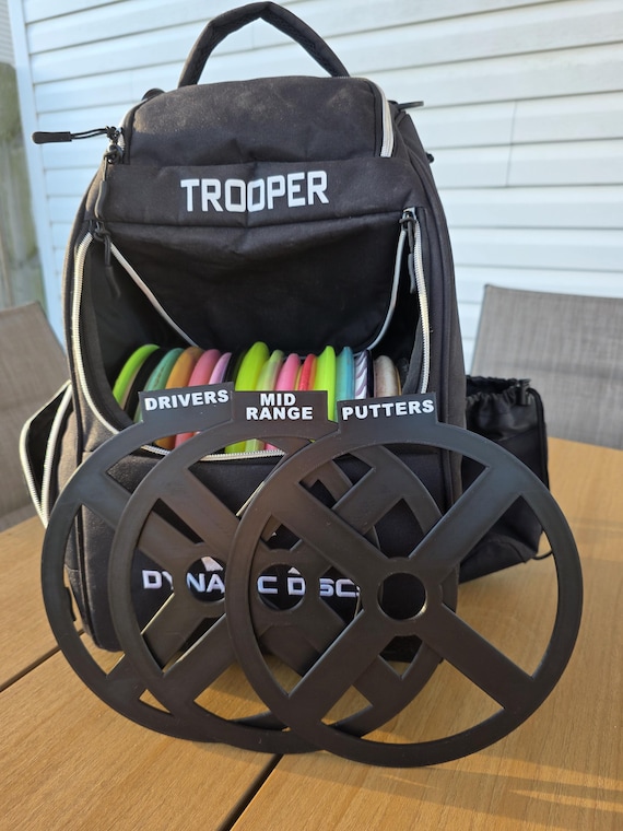 Disc Golf Bag Dividers! Set of 3: Driver, Mid-Range, Putter!