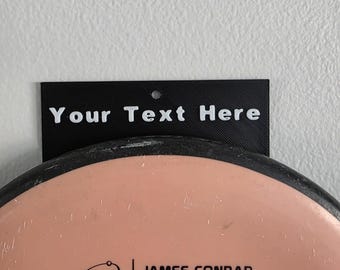Custom Disc Golf Wall Hook: Personalized Disc Display, 3D Printed