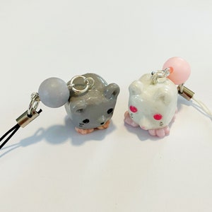 Rat Phone Charm / Zipper Pull