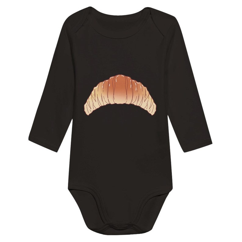 Classic Baby Long Sleeve Bodysuit Black