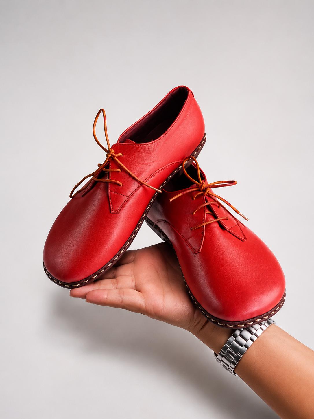 Red Leather Shoes