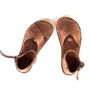 Grounding Sandals Men's | Barefoot Sandal For Men's | Earthing Shoes | Minimalist Shoes | Zero Drop Sandals | Antique Brown