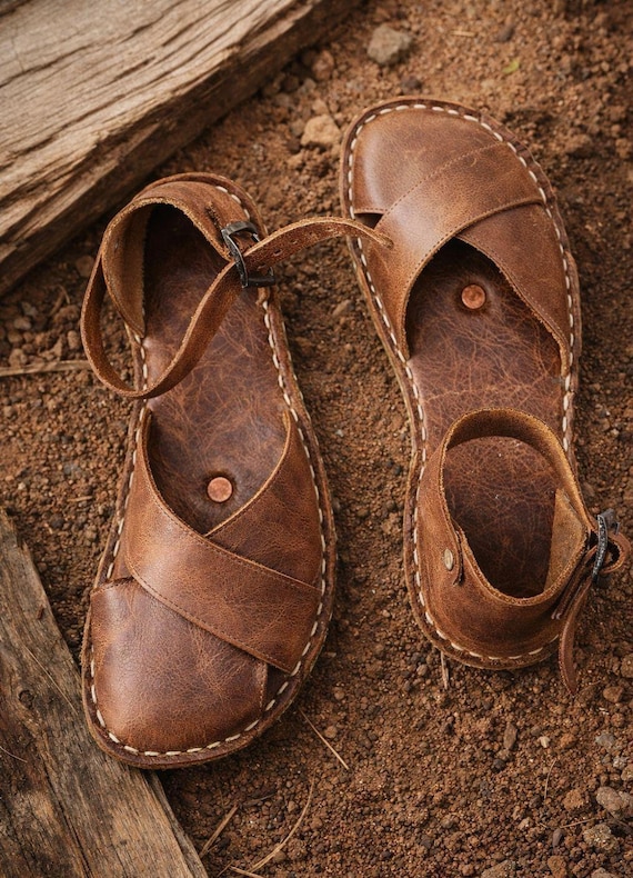 Handmade Leather Sandals, Minimalist Barefoot Sandals, Grounding Sandals, Women Leather Sandals, Greek Sandals, Natural Leather Shoes