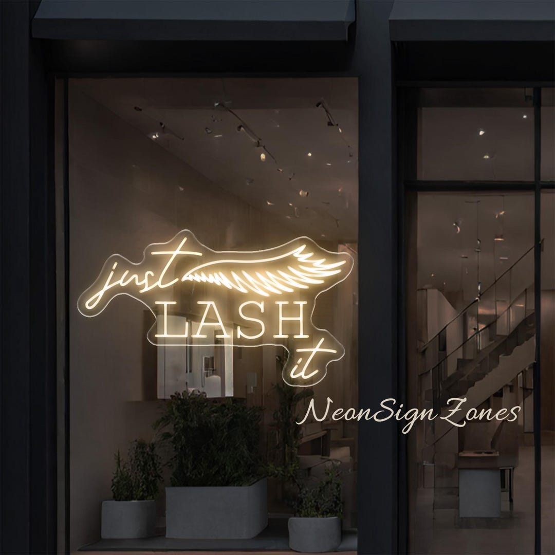 Custom LED Neon Sign Lash Studio Wall Decor for Beauty Salon Business ...