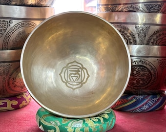 C Note Root Chakra Singing Bowl – Handcrafted Tibetan Meditation Sound Bowl