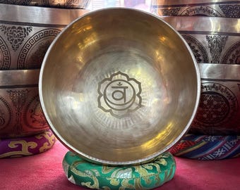 D Note Sacral Chakra Singing Bowl – Vam Tibetan Meditation Healing Bowl