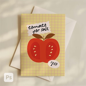 Unique Card Mockup – 5x7 Stationary Mockup, Minimalistic Card Mockup, Wedding Invite Mock Up, 5x7 ratio mock, Greeting card Mockup PSD