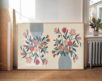 Horizontal Artwork Frame Mockup, Poster Mockup PSD, Picture Frame Mockup horizontal Photo Frame Mockup, Wallart Mockup Mock up poster / 2x3