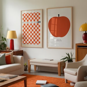 2 Rahmen Mockup Wohnzimmer, ISO A DIN Verhältnis, dünner Holzrahmen, PSD Zwei gerahmte Leinwand Mockups, Rahmen Mockup Home Interior, Zwei Poster Mockup