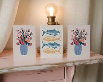 Card on Shelf Mockup, Set of 3 Mockup Set, Modern 5x7 Card Mockups Pink, Minimalist card mockup, Greeting Card, Wedding invite mock up / 5x7