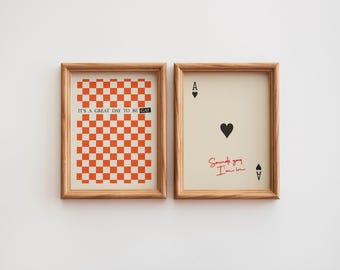 Two frame mock up, Vertical frame mockup, Set of 2 frame mockup, Two Frame Mockups on Plain Wall,  Picture frame set, Gallery Mockup frame
