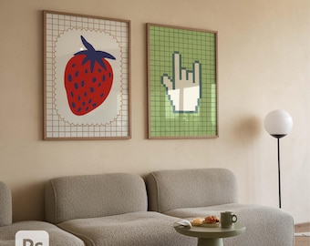 2 Frames Mockup Living Room, ISO A DIN Ratio, Thin Wood Frame, PSD Two Frame Mockups, Frame Mockup Home Interior, Two Poster Mockup