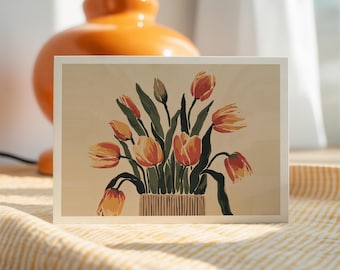 Retro Card Mockup, Unique Card Mockup, Greeting Card Mockup, PSD Smart Object, Minimalist Card Mockup, Minimal Card Mock up, 5x7 Card Mockup