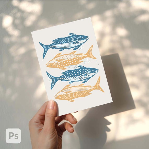 Card Mockups in Persons Hand – 5x7 Card Mockup – Greeting Card Invite Mockup with Person – DIN Ratio PSD Photoshop Mockup With Hands / 5x7