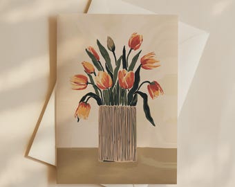 Unique Card Mockup – 5x7 Stationary Mockup, Minimalistic Card Mockup, Wedding Invite Mock Up, 5x7 ratio mock, Greeting card Mockup PSD