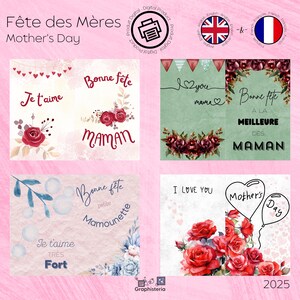 Printable & Cut-Out Greeting Card - Mother's Day