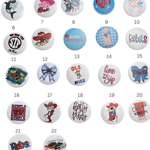 Ole Miss Gameday buttons
