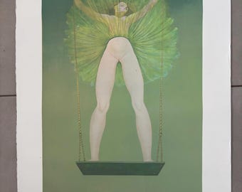 ⭕️Leonor Fini - Peinture フィニー　大判 Leonor Fini Original Art Exhibition Poster - 19.7
