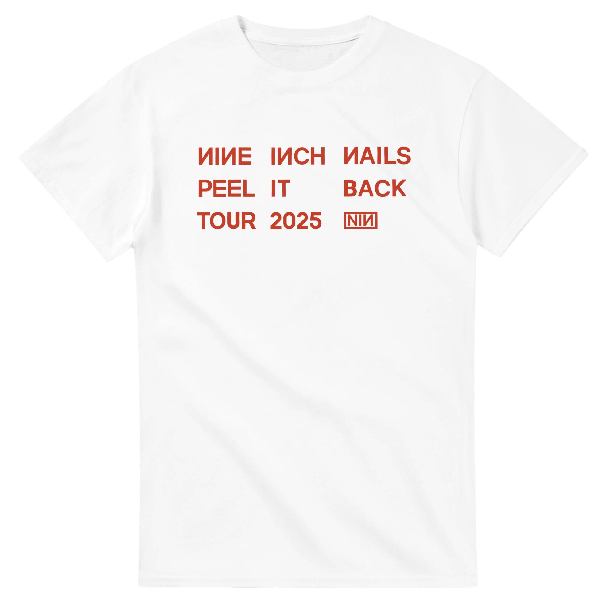 Nine inch nails tour 2025 peel it back shirt, hoodie