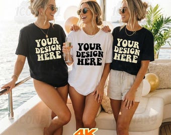 Bachelorette Mockup Bridal Party Tshirt Mockup Group Tshirt Mockup 5000 C1717 3001 Mockup Bridal Shirt Mockup Beach Wedding Shirt Mock ups