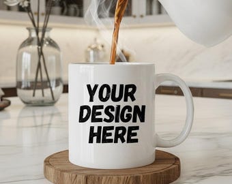 Tassen-Modell weiße leere Kaffeetasse Mockups Bündel Kaffeetassen Mock Up Canva Becher Mockups 11 Unzen Sublimationsbecher Kaffee Vorlage Becher Canva Mockup
