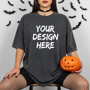 Pepper Comfort Colors Halloween Mockup Pepper Mockup Comfort Colors 1717 Mockup Pepper Shirt Fall Mockup Edgy Pepper C1717 Halloween Mockup