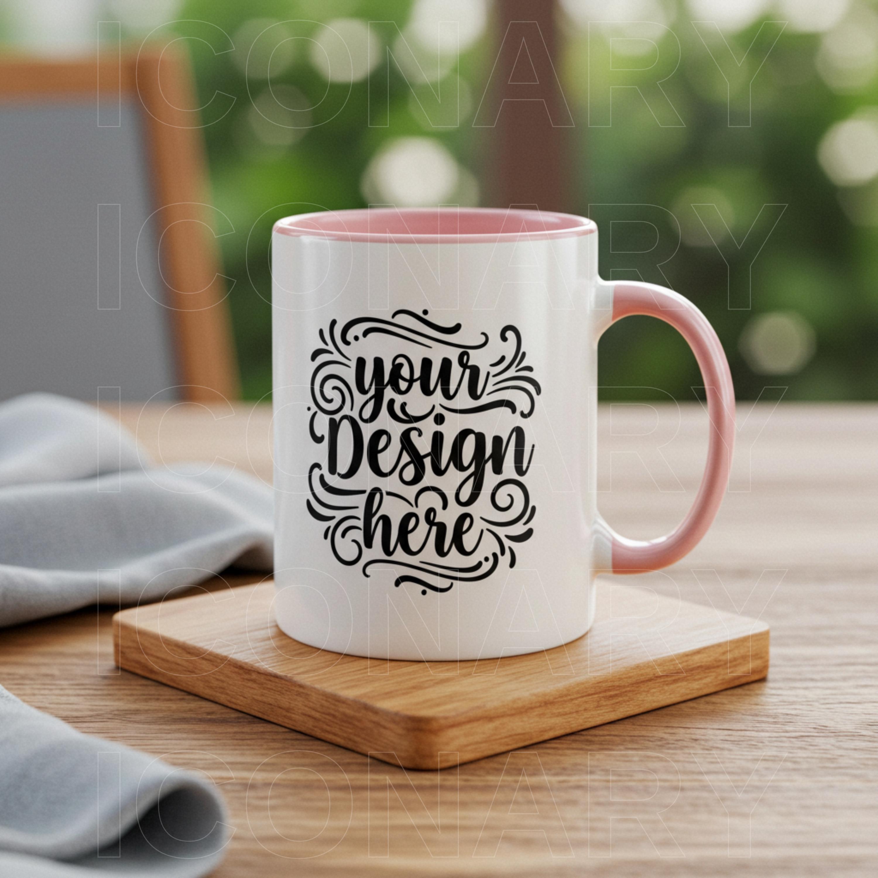 4x Accent Coffee Mug Mockup Bundle White Ceramic Colored Inside Mugs With  Black Red Pink Handle Blank Mockups 11oz Accent Mock up Bundle - Etsy