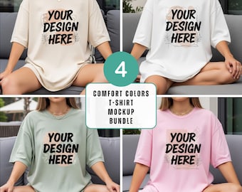 Comfort Colors 1717 Mockup Bundle, c1717 Mockup Bundle, Comfort Colors Mockup, 1717 Mockup Bundle, Comfort Colors Bundle, Model Mockups
