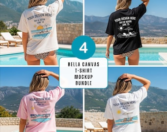 Bella Canvas 3001 Back Mockup Bundle, Back of Shirt 3001, Back Shirt Mockup, 3001 Back Mockup, Tshirt Back Mockup, Bella Canvas 3001 Bundle