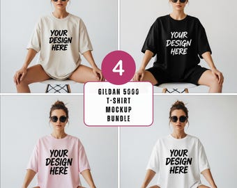 Gildan 5000 Mockup Gildan Mockup Gildan 5000 Shirt Mockup Bundle Tshirt mockup bundle Model Mock up Bundle Aesthetic Mock ups Gildan Mock up