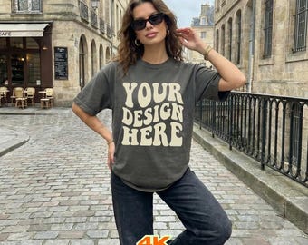 Pepper Comfort Colors Mockup Comfort Colors 1717 Pepper Mockup Comfort Colors 1717 Mockup Pepper C1717 Pepper Mockup Outdoor Shirt Mockup