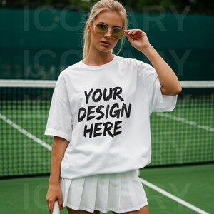 Comfort Colors White Mockup, C1717 White Mockup, Comfort Colors Mockup, Model Mockup C1717, White Shirt Mockup, C1717 Mockup T-shirt Mockup