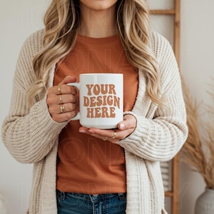 15oz white ceramic mug mockup for print on demand fall white mug mockup photo for 15oz mug ceramic drinkware mockup bundle trendy mockup