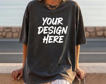 Pepper Comfort Colors Mockup Comfort Colors 1717 Pepper Mockup Comfort Colors 1717 Mockup Pepper C1717 Pepper Mockup Outdoor Shirt Mockup