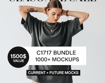 1000+ Comfort Colors Mockup Bundle, All Access Pass Mega Bundle, Comfort Colors 1717 Mockup, Trendy Mockup, C1717 Shirt Model Mockup Bundle
