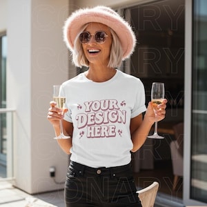 Bella Canvas Mockup White Bella Canvas 3001 Mockup Tshirt Mockup Bundle Fall Mockup Bachelorette Mockup Model Mockup Print on Demand Mock up