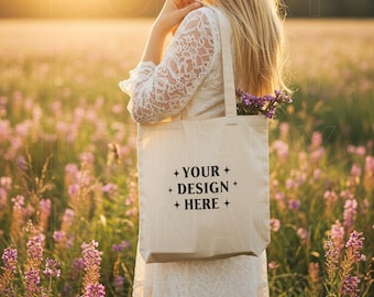 Printify Tote Bag, Tote Bag Mockup Boho, Tote Bag Mockup Canvas, OAD113 Mockup, Liberty Bag Mockup, Liberty OAD113 Mock, Shopping Bag Mockup