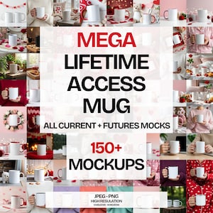 Whole Shop Ceramic Mug Mockup Bundle Black White Mockups Boho Bundle Coffee Cup Mockup 11oz Mug Mega Bundle Aesthetic Lifestyle Mug Mockups