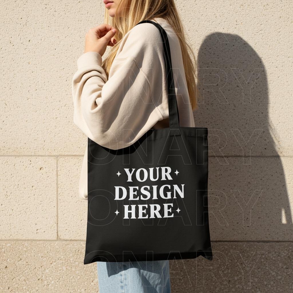 Black Tote Bag