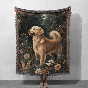 【新品】DOG (20犬種)柄 ラグ/カバー MADE IN U.S.A 100% Cotton German Shepherd Woven Blanket – Dog Lovers Cozy Throw