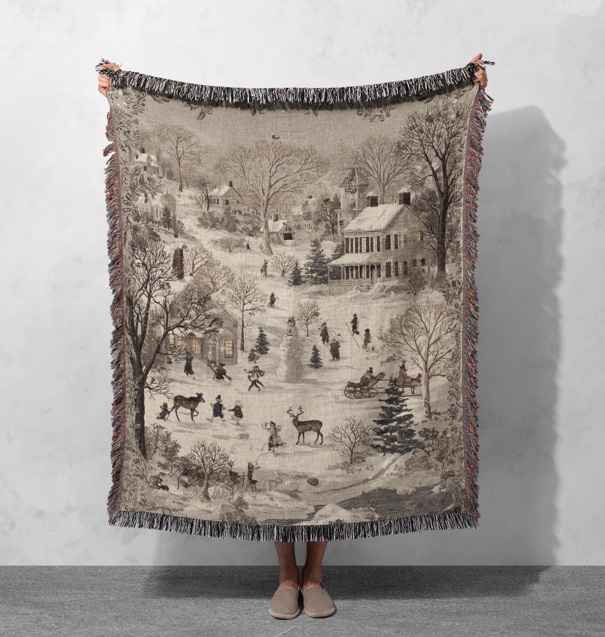 Vintage Crown Crafts Blanket - Etsy