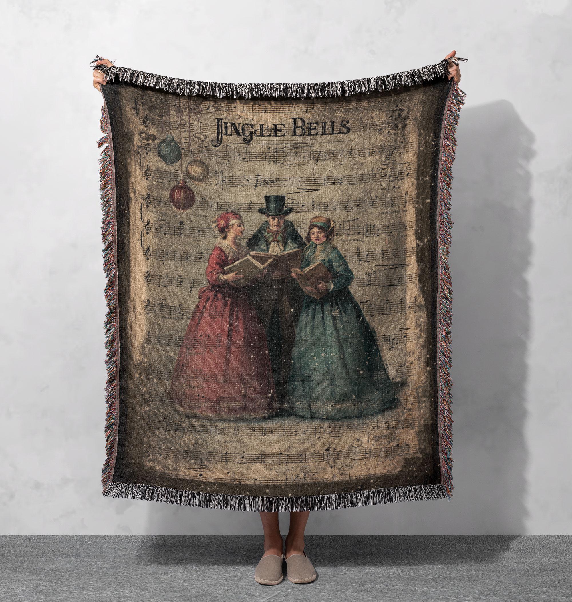 Christmas Carol Throw - Etsy