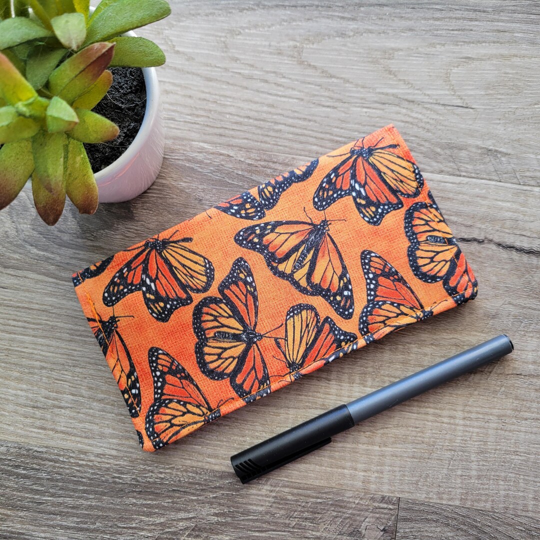 Cute Fabric Checkbook Cover for Women, Check Book Register, Two Pocket ...