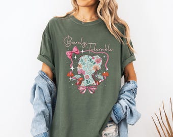 Barely Tolerable Pride and Prejudice Quote Shirt – For the Witty & Well-Read