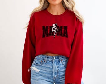 Soccer Mama Sweatshirt: Game Day Lightning Bolt Sweater