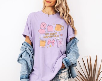 Self Care Cozy Nights In T-Shirt: Mental Health Comfort Tee
