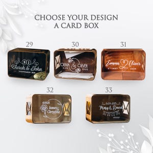 Caixa de cartão personalizada com slot para decoração e presente de casamento, caixa de cartão de acrílico para casamento, caixa de festa de aniversário, livro de dicas para despedida de solteira