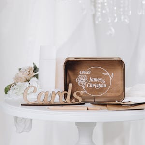 Boîte pour cartes minimaliste pour mariage, Décorations bohèmes pour centre de table, Chant de mariage, Parure de mariage, Boîte de 16 bonbons, Boîte pour cartes de visite, Décoration acrylique